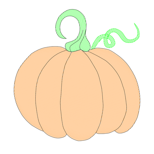 Pumpkin drawing