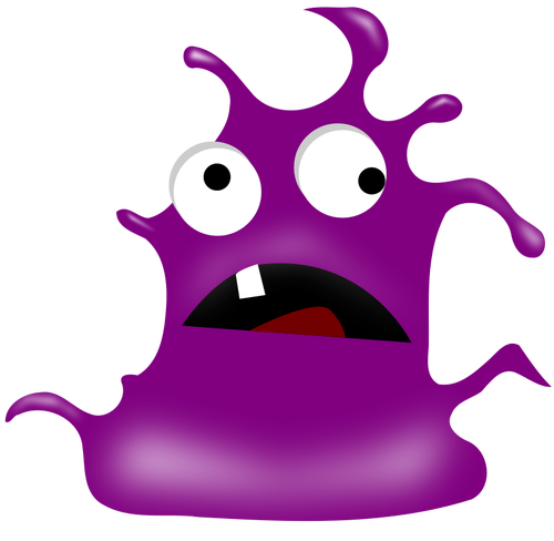 Blob púrpura