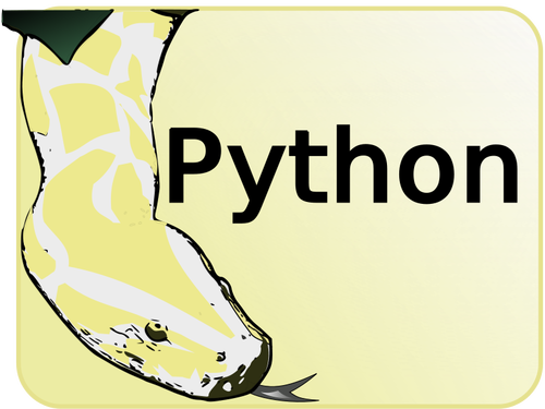 Python vektor gambar