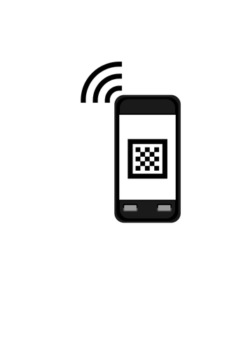 Qr code reader vector image