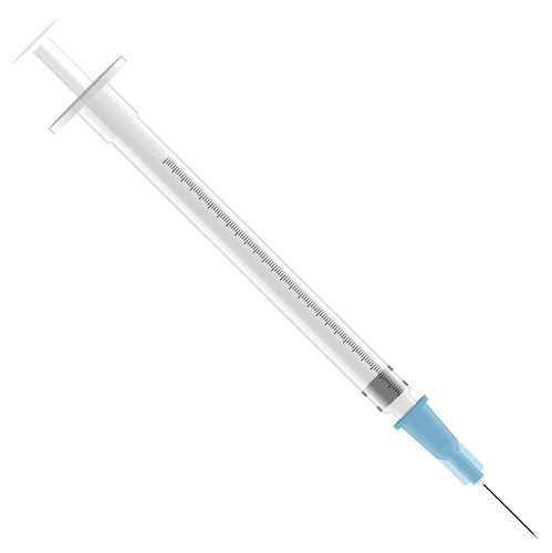 Syringe vector image