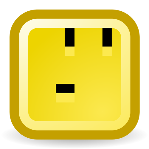 Icono smiley vector de broma