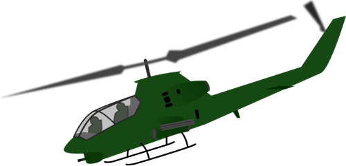 Vrtulník vektorový obrázek