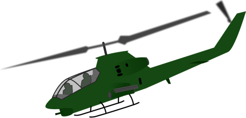 Imagen vectorial de helicóptero