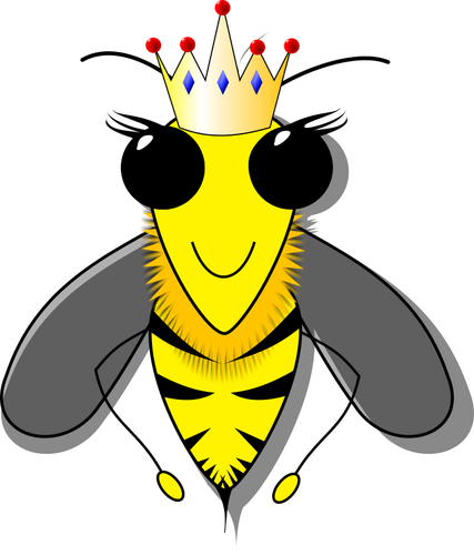 Queen bee vektorbild