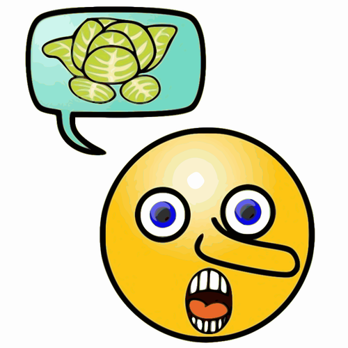 Illustration der Lügner erzählen Geschichten emoticon