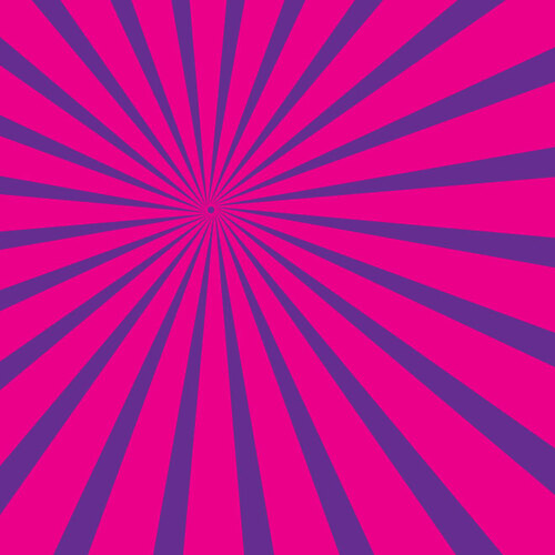 Radial solstråler rosa farge