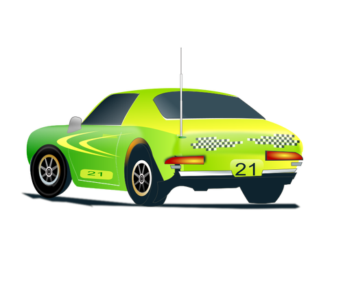 Rally auto vectorillustratie