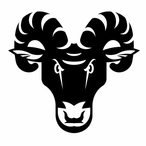 Ram sheep silhouette