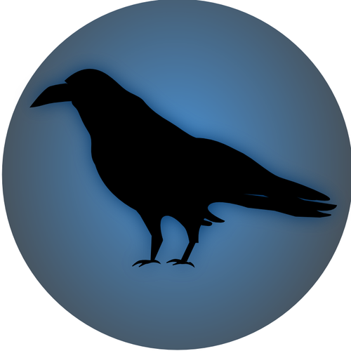 Raven icona immagine vettoriale