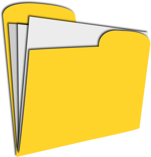 Vektorové grafiky žluté dokumentu