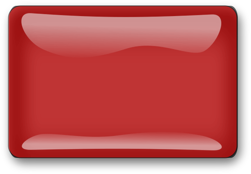 Glans rode knop vectorillustratie
