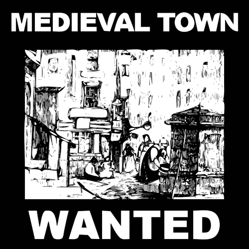 Medieval town image