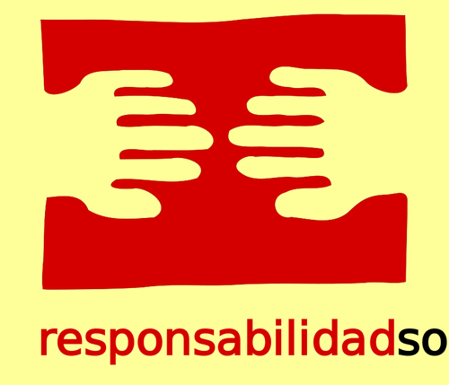 ציור וקטורי לוגו חברתית Responsabilidad