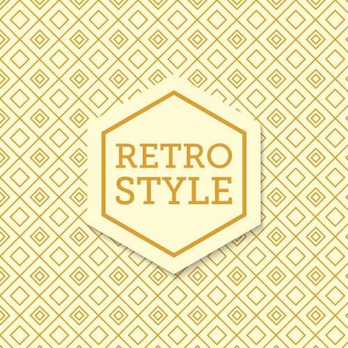 Retro style pattern