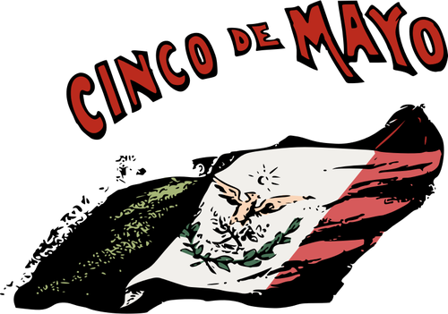 Ilustração do vetor de cinco de Mayo