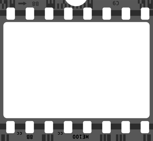 Gambar vektor kosong film strip