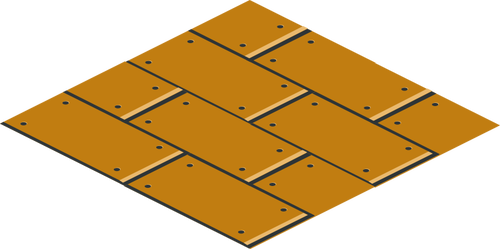 Brown floor tiles pattern vector illustration