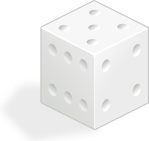 White dice