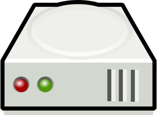 Harddisk pictogram vector image