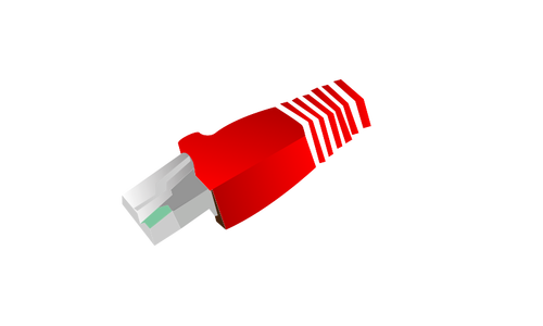 Conector RJ45 vetor clip-art