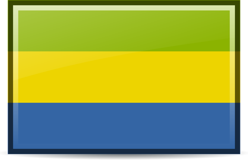 Gabon na flagi