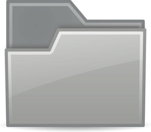 Icono de carpeta semitransparente