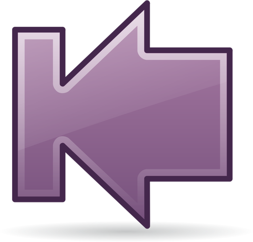 紫色の矢印アイコン