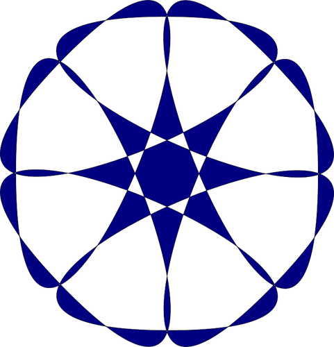 Синий и белый векторный шаблон