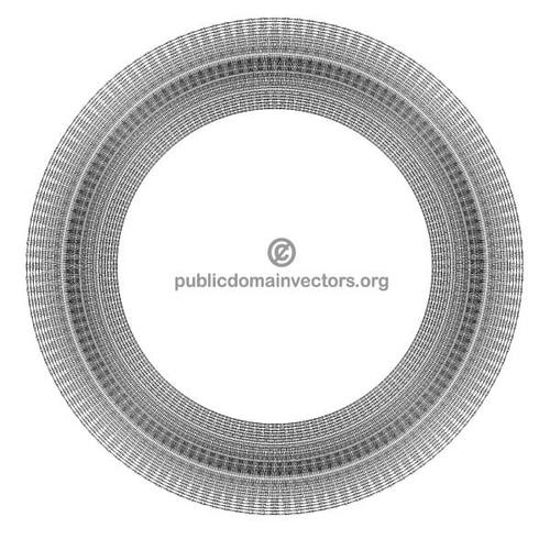 Gráfico patrón de círculos