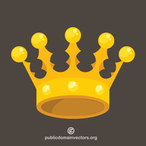 Royal crown wektor clipart