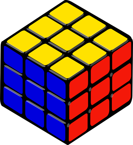 Rubik है घन वेक्टर क्लिप आर्ट