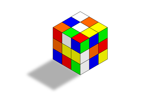 Olöst Rubiks kub