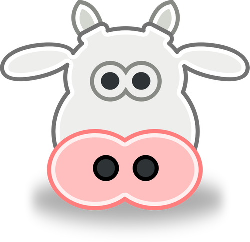 Vector image of cow