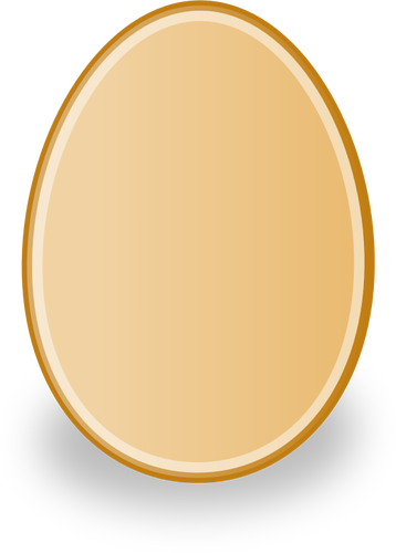 Orange egg vector image