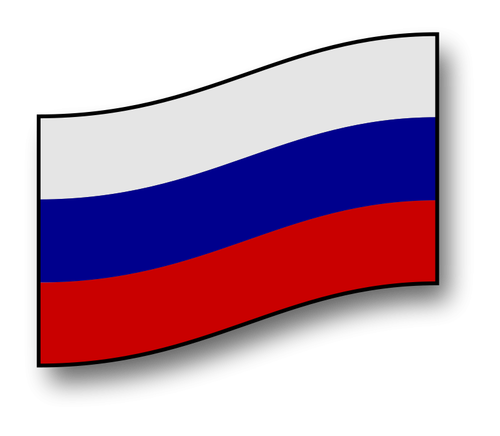 रूसी संघ वेक्टर ग्राफिक्स का ध्वज