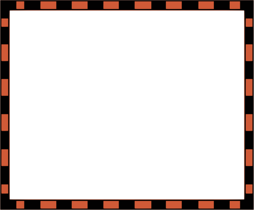 Векторные картинки черный и оранжевый прямоугольная граница