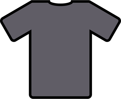 Szary t-shirt wektorowa