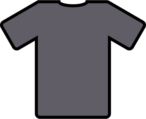 Image de vecteur t-shirt gris