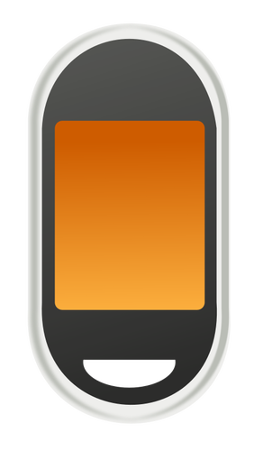 Touch screen cellphone vector icon