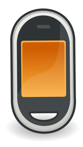Touchscreen telefon mobil vector icon