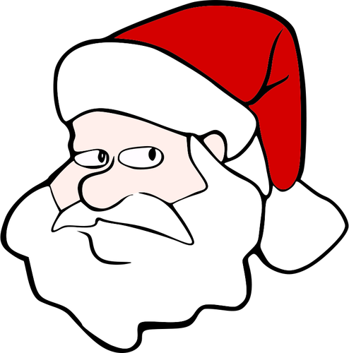 Santa Claus vector tekening