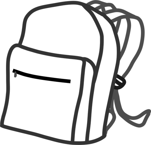 Backpack vector image