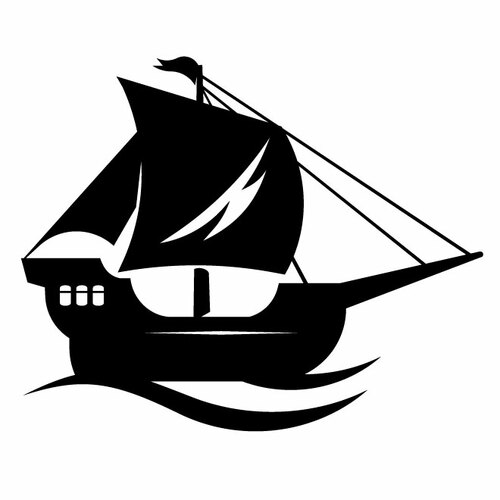 Segelschiff Silhouette ClipArt