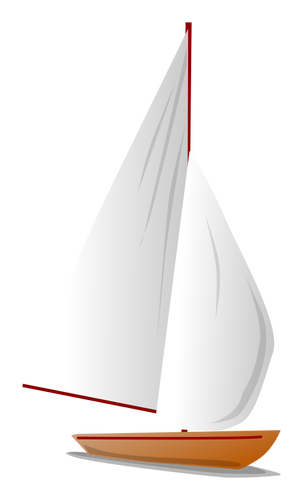Witte zeilboot