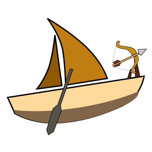 Een bruin boot