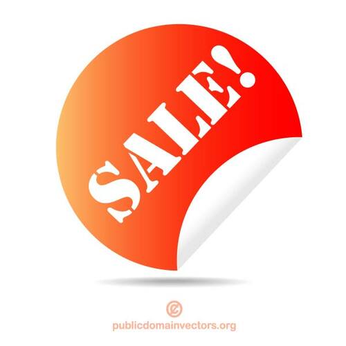 Autocollant « Sale! »