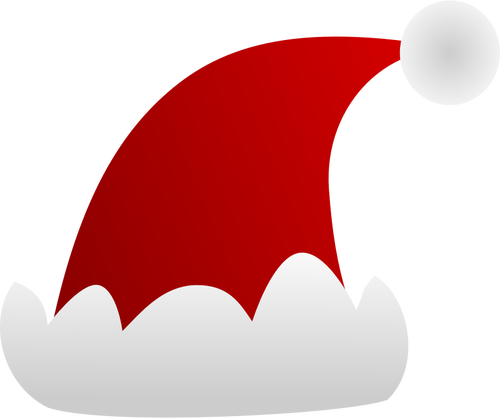 Weihnachtsmann Mütze Vektor-ClipArt