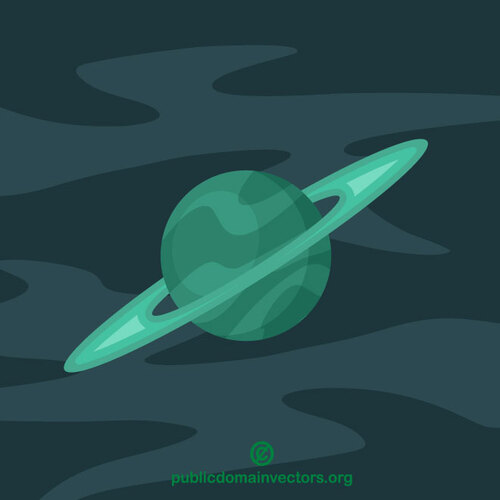 Planeta Saturn grafică vectorială