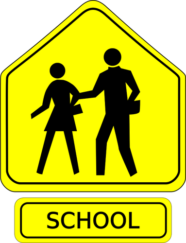 Schule-Überfahrt-symbol